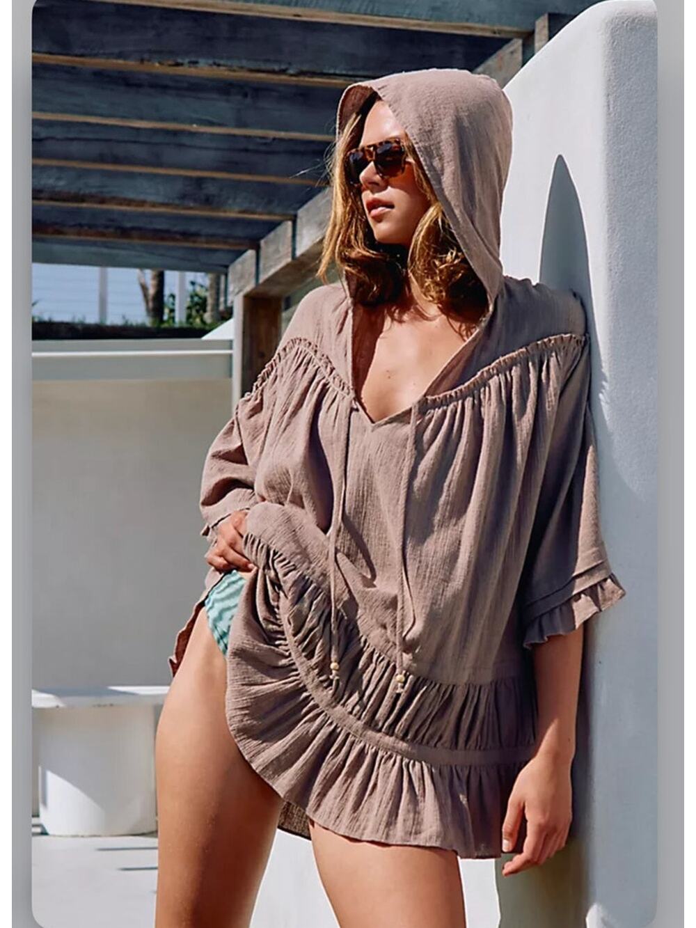 Free People Soak Up The Sun Tunic Size XS